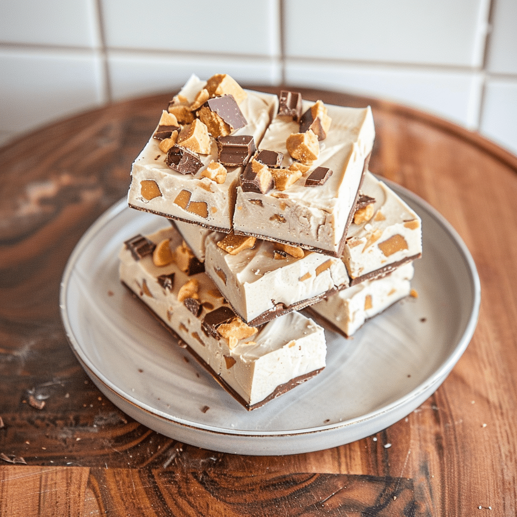 How to Make Frozen Greek Yogurt Bars 13 Frozen Greek yogurt bars hero image with creamy texture