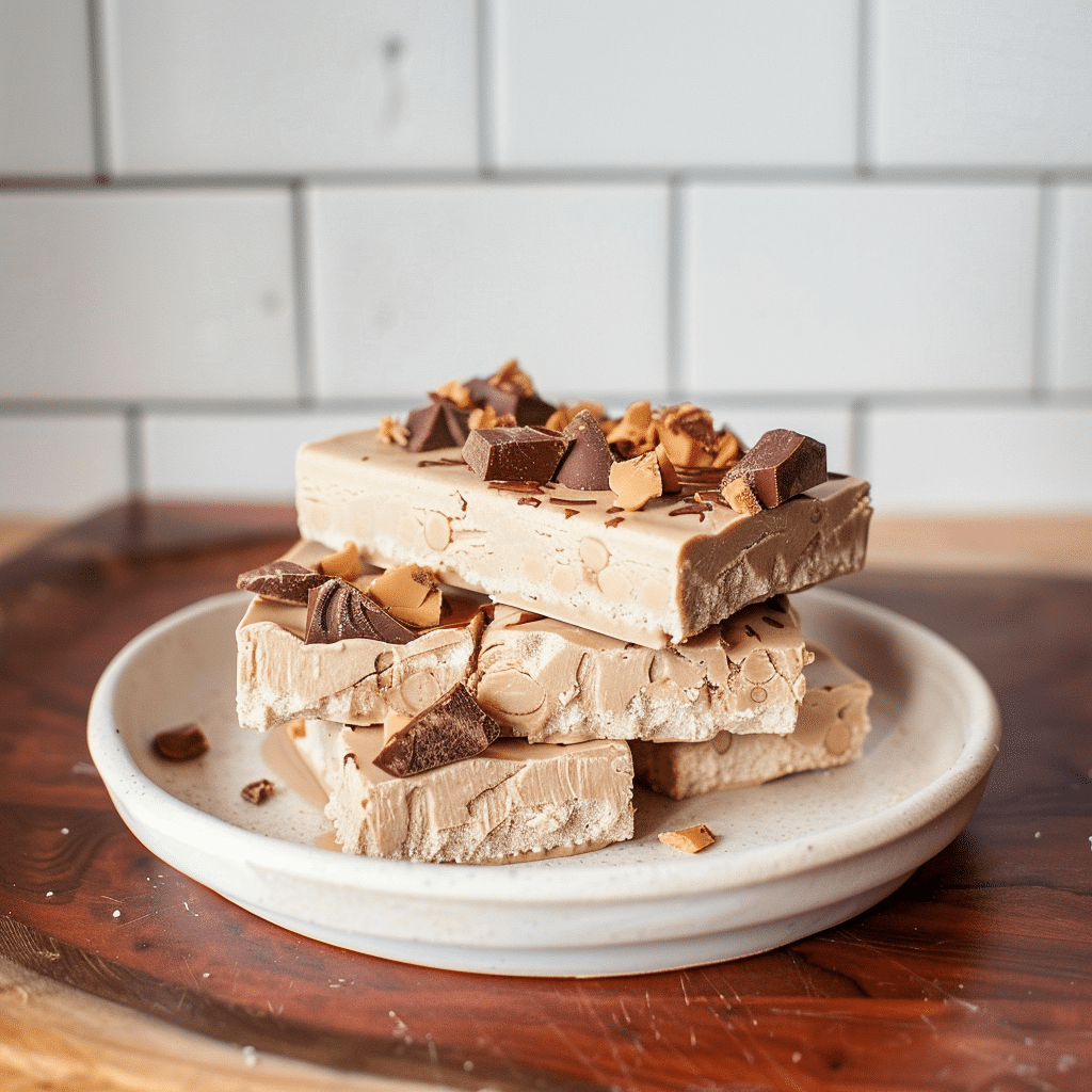 How to Make Frozen Greek Yogurt Bars 14 Frozen Greek yogurt bars displayed as a casual snack