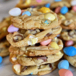 Ultimate Mini Cadbury Eggs Cookies for Your Easter Spread 11 mini Cadbury eggs cookies in a clear gift bag with twine ribbon