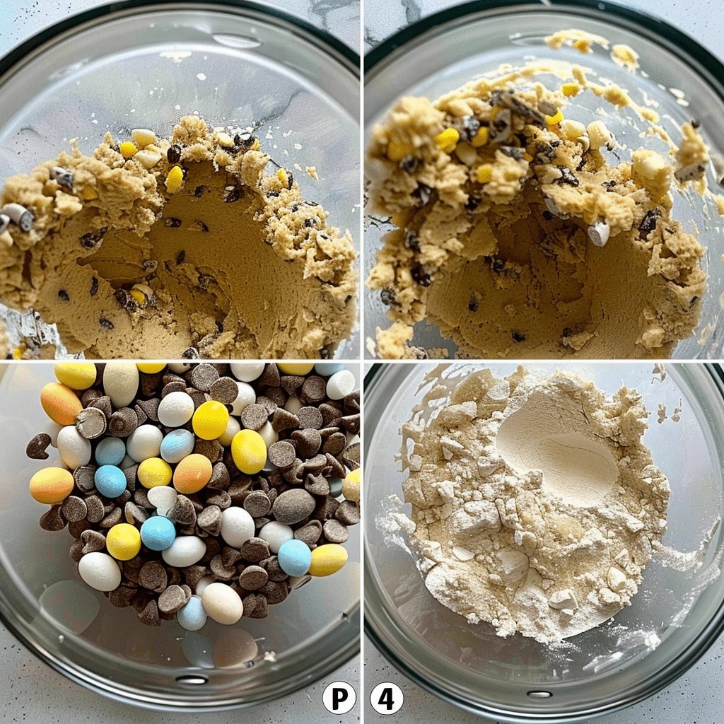Ultimate Mini Cadbury Eggs Cookies for Your Easter Spread 13 mini Cadbury eggs cookies ingredients setup on clean white background