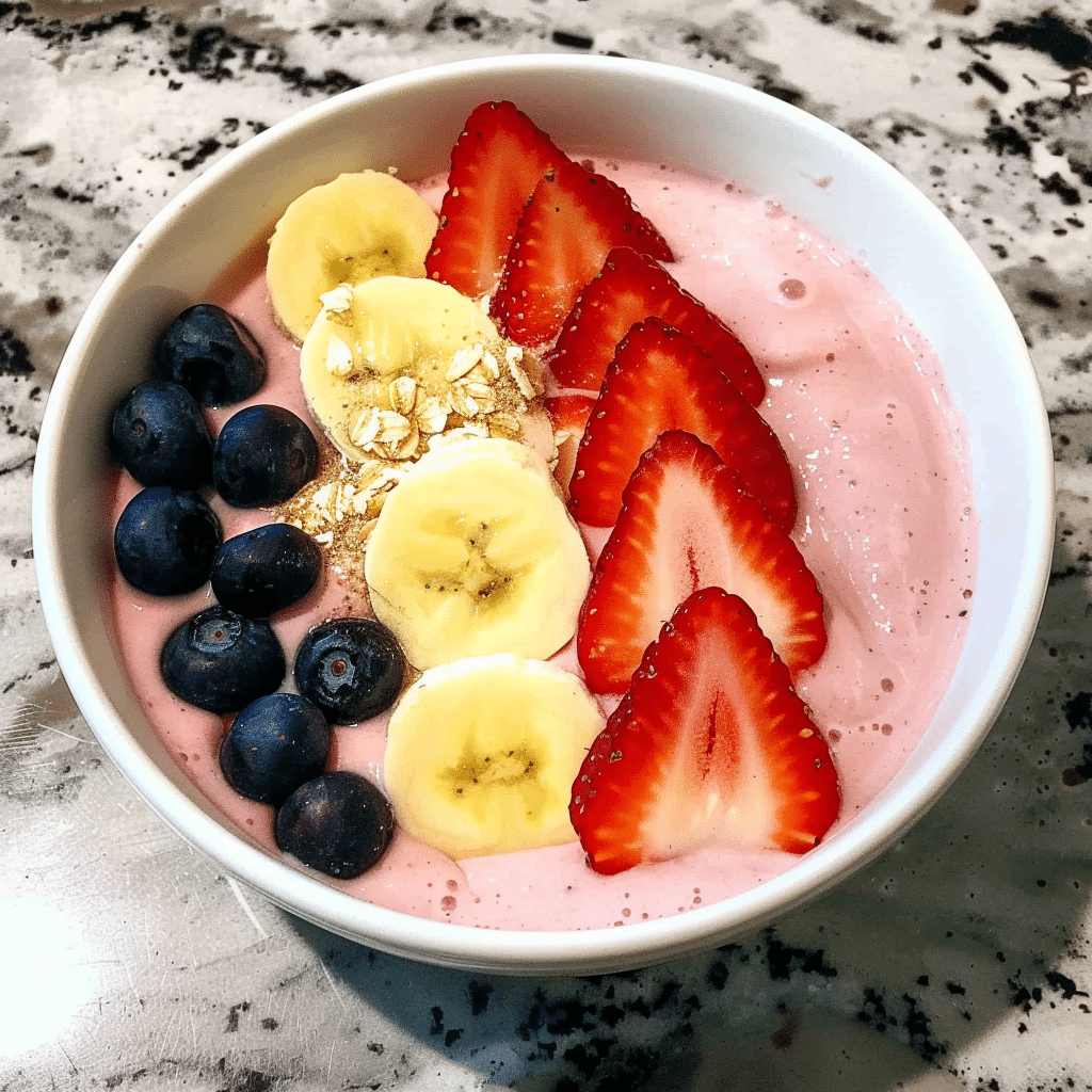5-Minute Fruit Smoothie Bowl