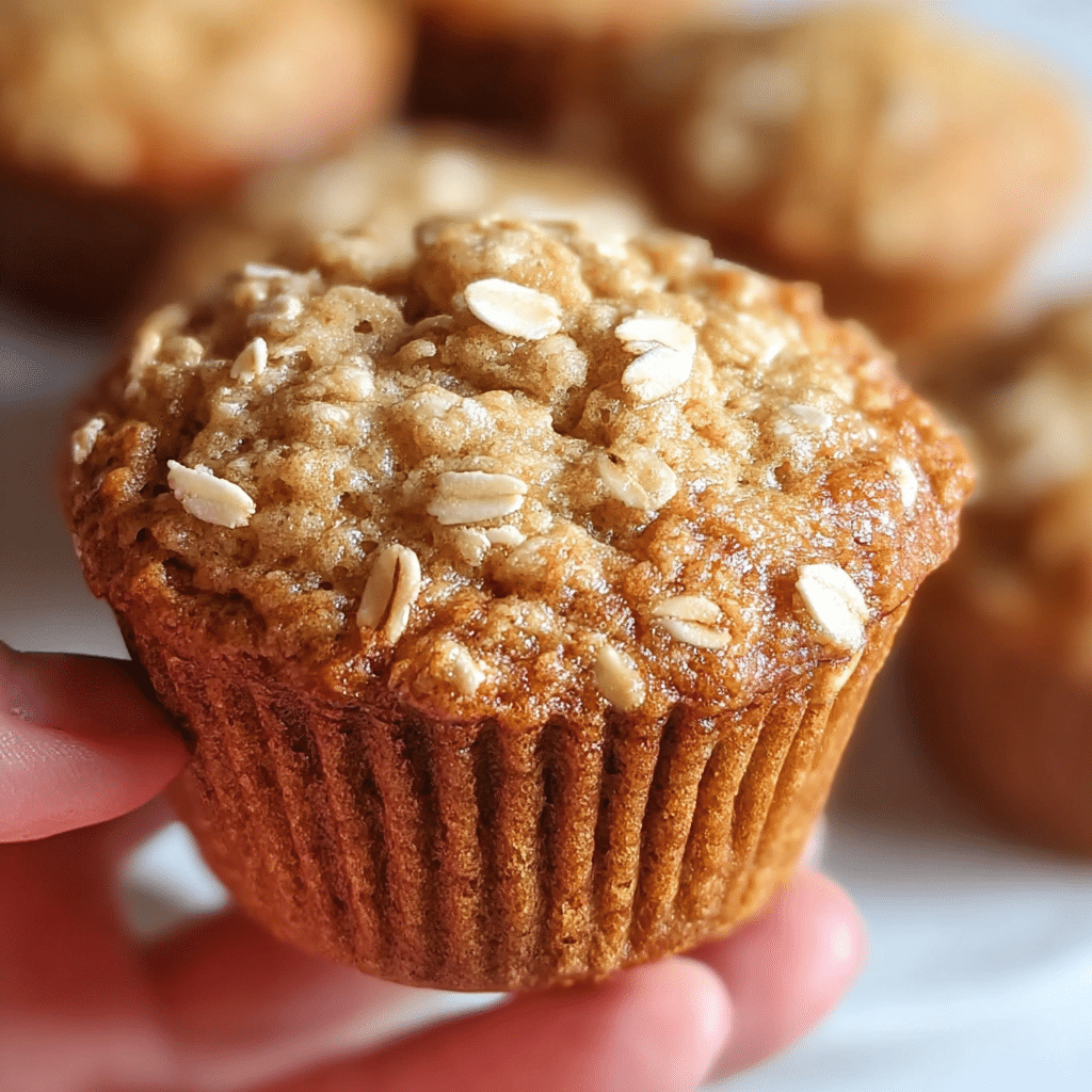 Applesauce Oatmeal Muffins – Soft, Wholesome