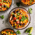 High-Protein Chicken Enchilada Bowls