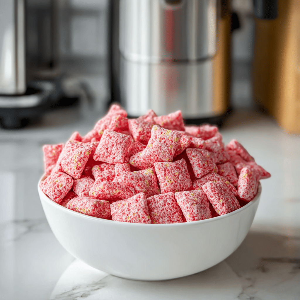 Strawberry Shortcake Puppy Chow