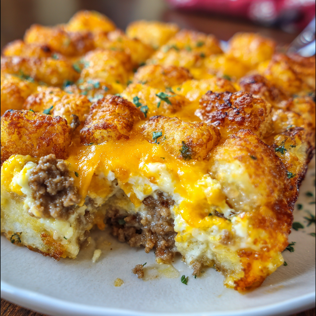 Tater Tot Sausage Breakfast Casserole Recipe 6 Tater Tot Sausage Breakfast Casserole Recipe