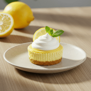 Bite-Sized Lemon Cheesecakes