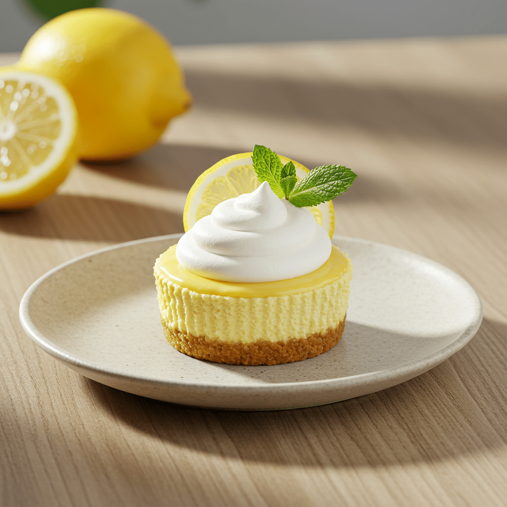Bite-Sized Lemon Cheesecakes
