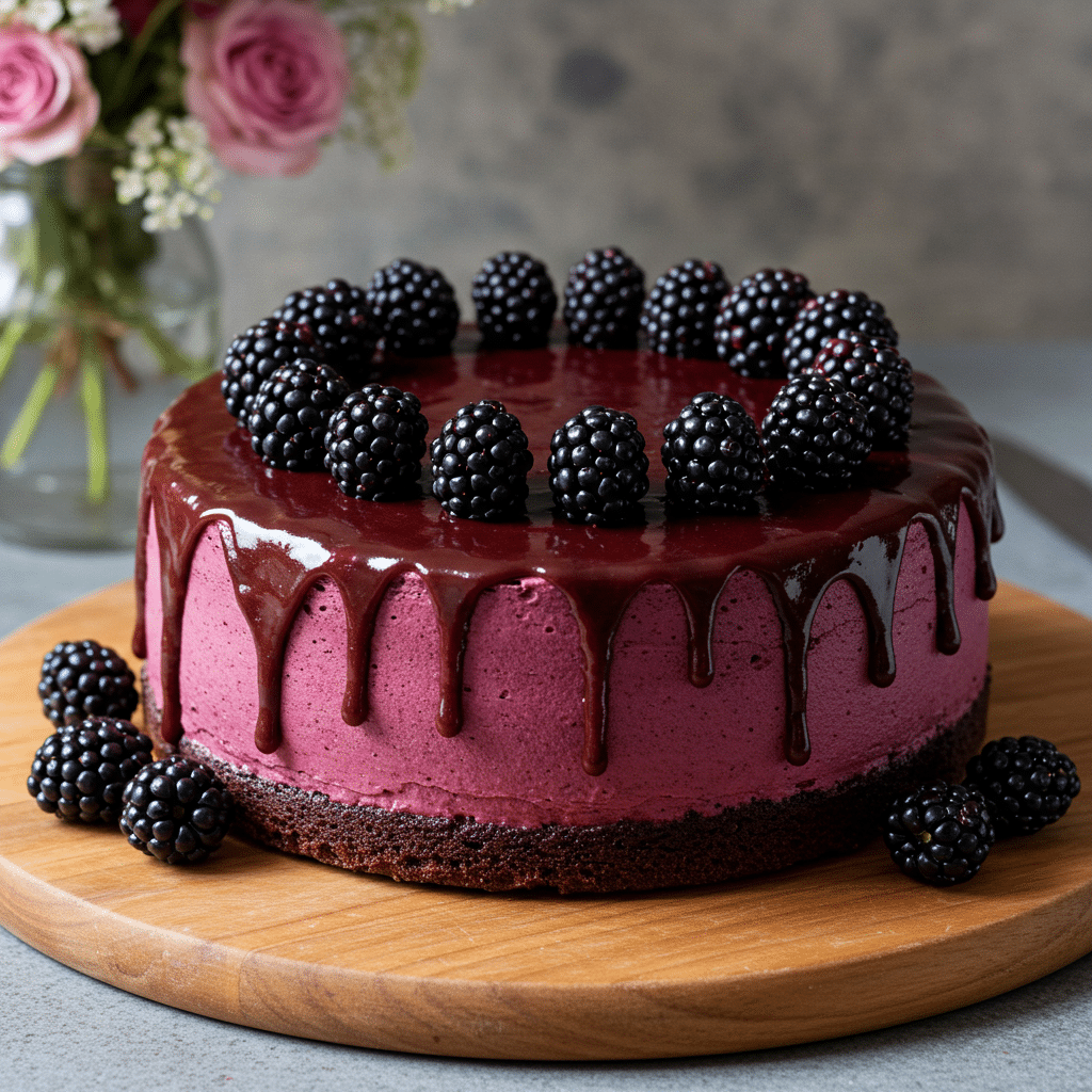 Your Ultimate Guide to 30 Must-Try Cake Recipes 23 Blackberry Velvet Gothic Cake
