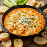 Creamy Buffalo Chicken Dip Recipe 2 Cheesy Baked Buffalo Chicken Dip