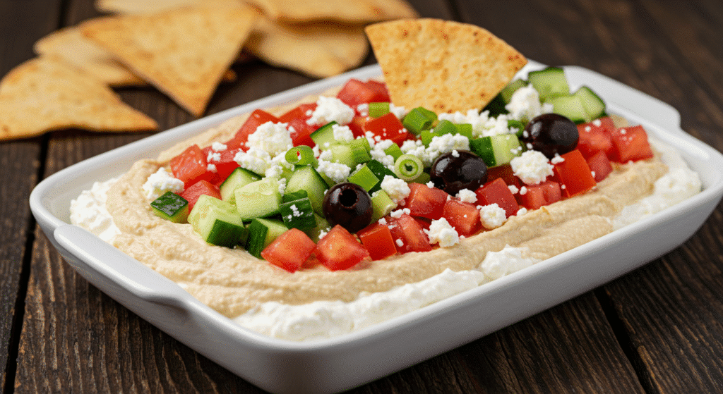 Layered Greek Dip Recipe 5 Creamy Layered Greek Dip