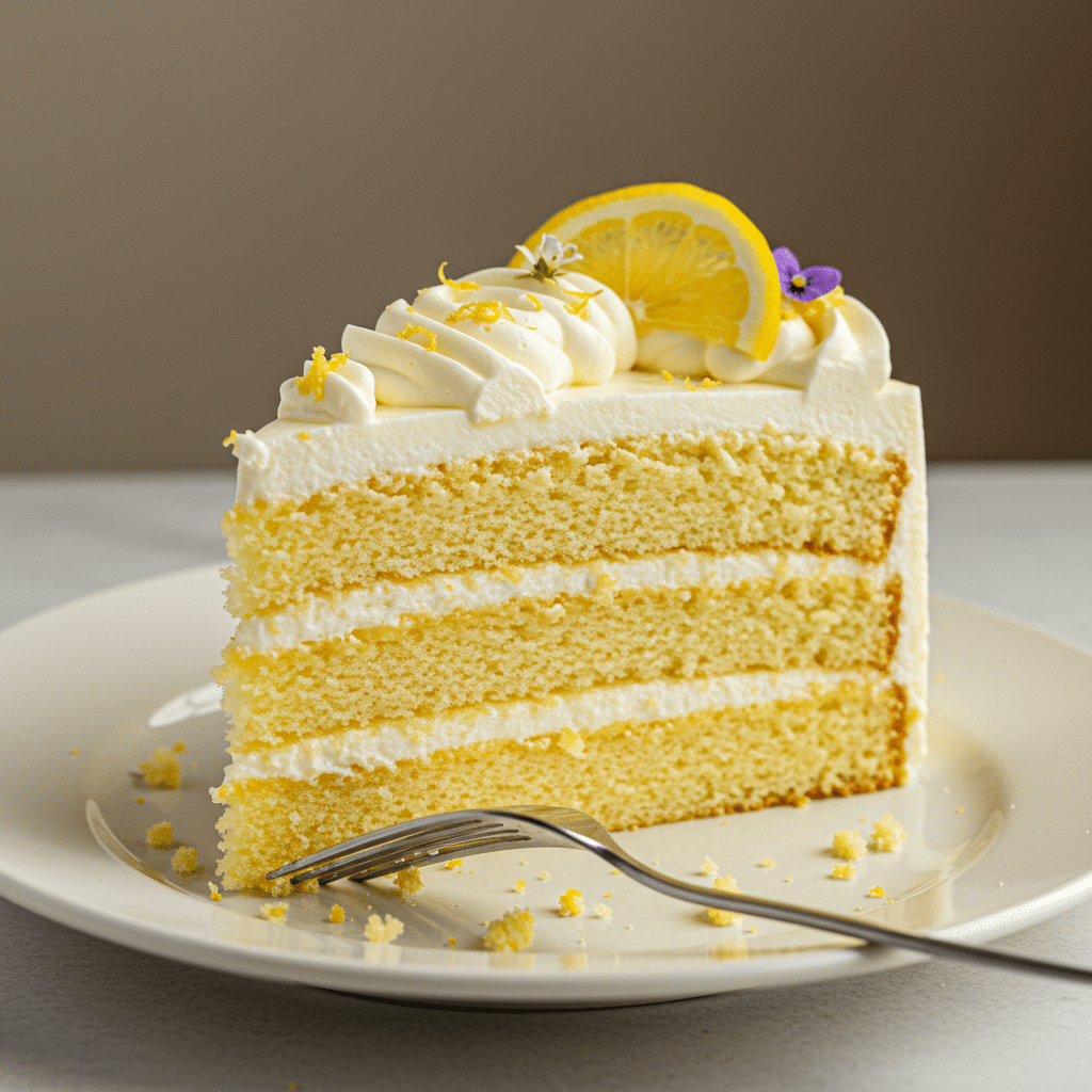 Delicious Lemon Chantilly Cake