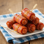 Brown Sugar Bacon Wrapped Little Smokies 2 Easy Brown Sugar Bacon Smokies