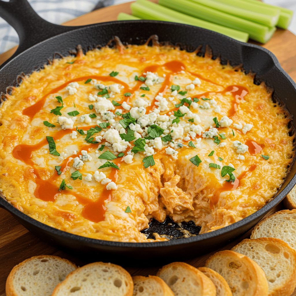 Easy Buffalo Chicken Dip
