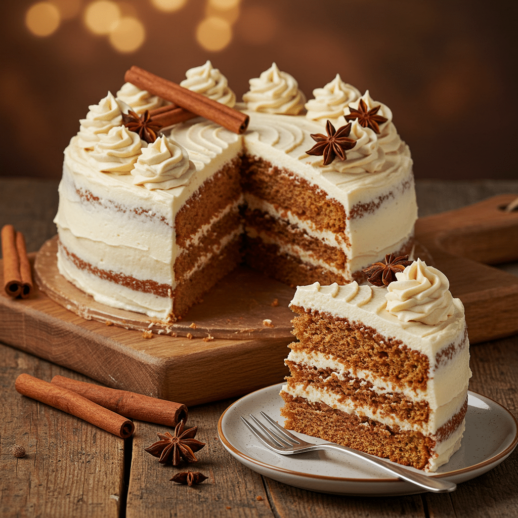 Easy Chai Spice Cake with Brown Sugar