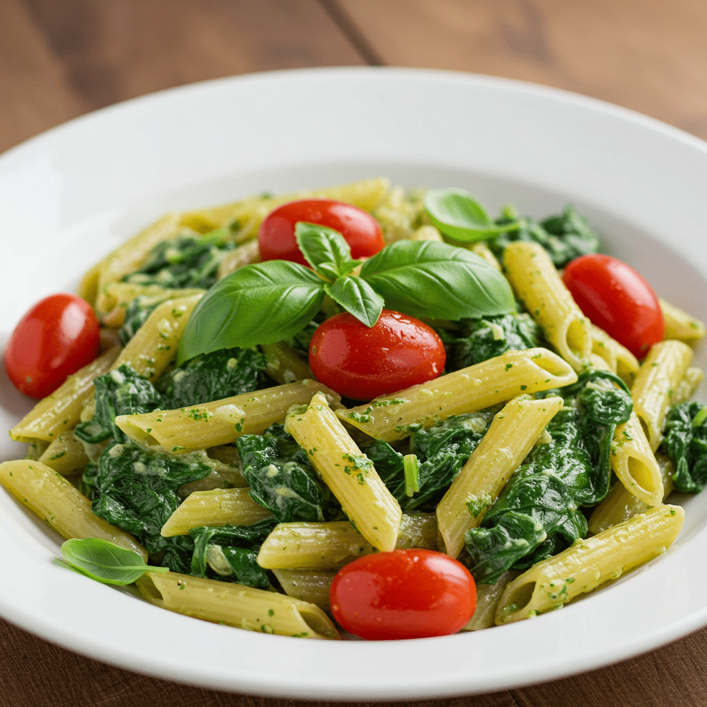 11 Easy Creamy Pasta Recipes for a Perfect Dinner Tonight 3 Spinach Tomato Pasta