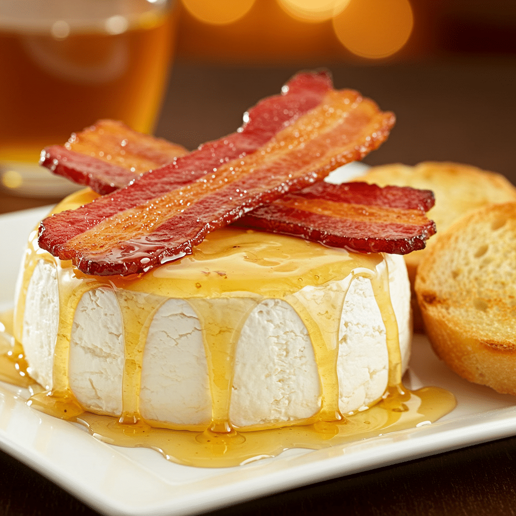 Million Dollar Bacon with Creamy Goat Cheese