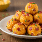 Mini Bacon Ranch Cheeseballs Recipe 4 Mini Bacon Ranch Cheeseballs