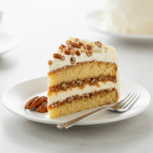 Old-Fashioned Butter Pecan Cake