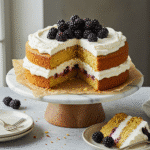 Lemon Blackberry Cake Recipe 3 Zesty Lemon Blackberry Cake