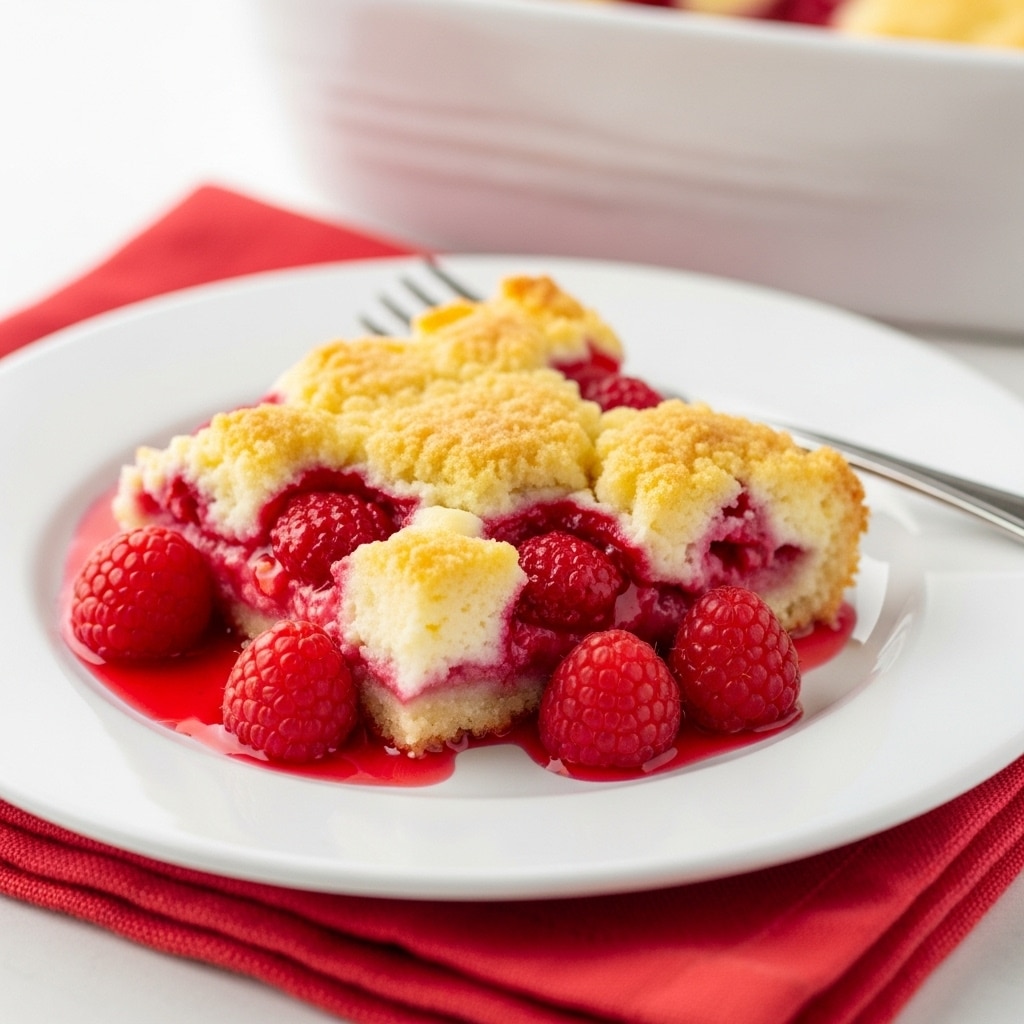 Best Raspberry Dump Cake
