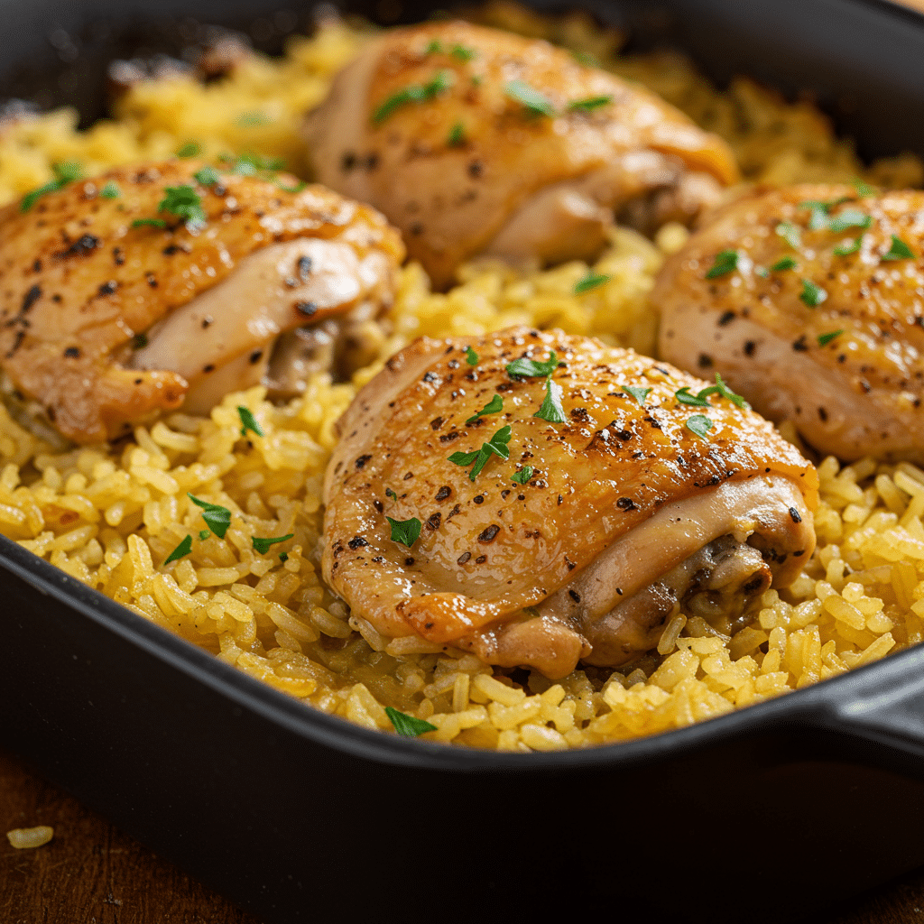 Creamy Forgotten Chicken and Rice