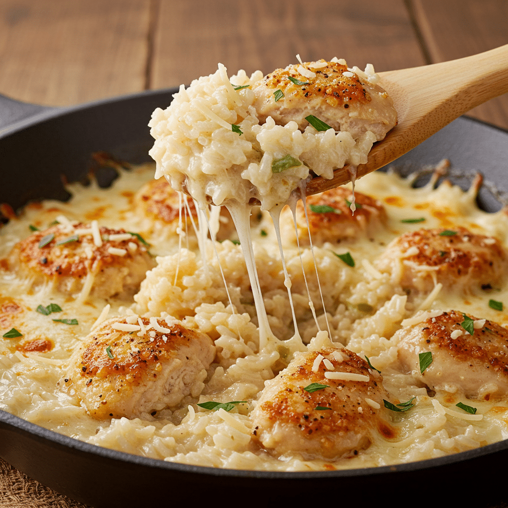 Creamy One Pot Chicken & Rice