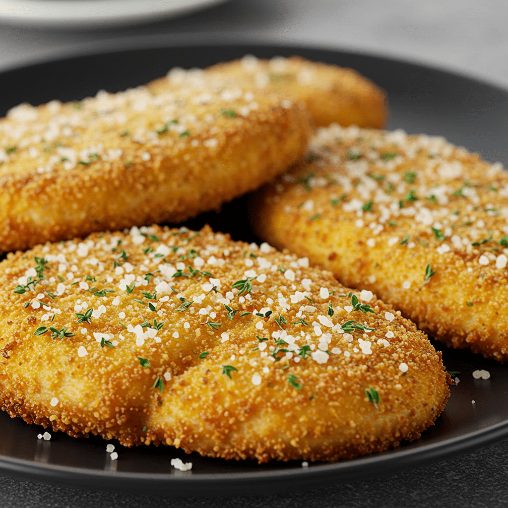 Crispy Air Fryer Parmesan Crusted Chicken