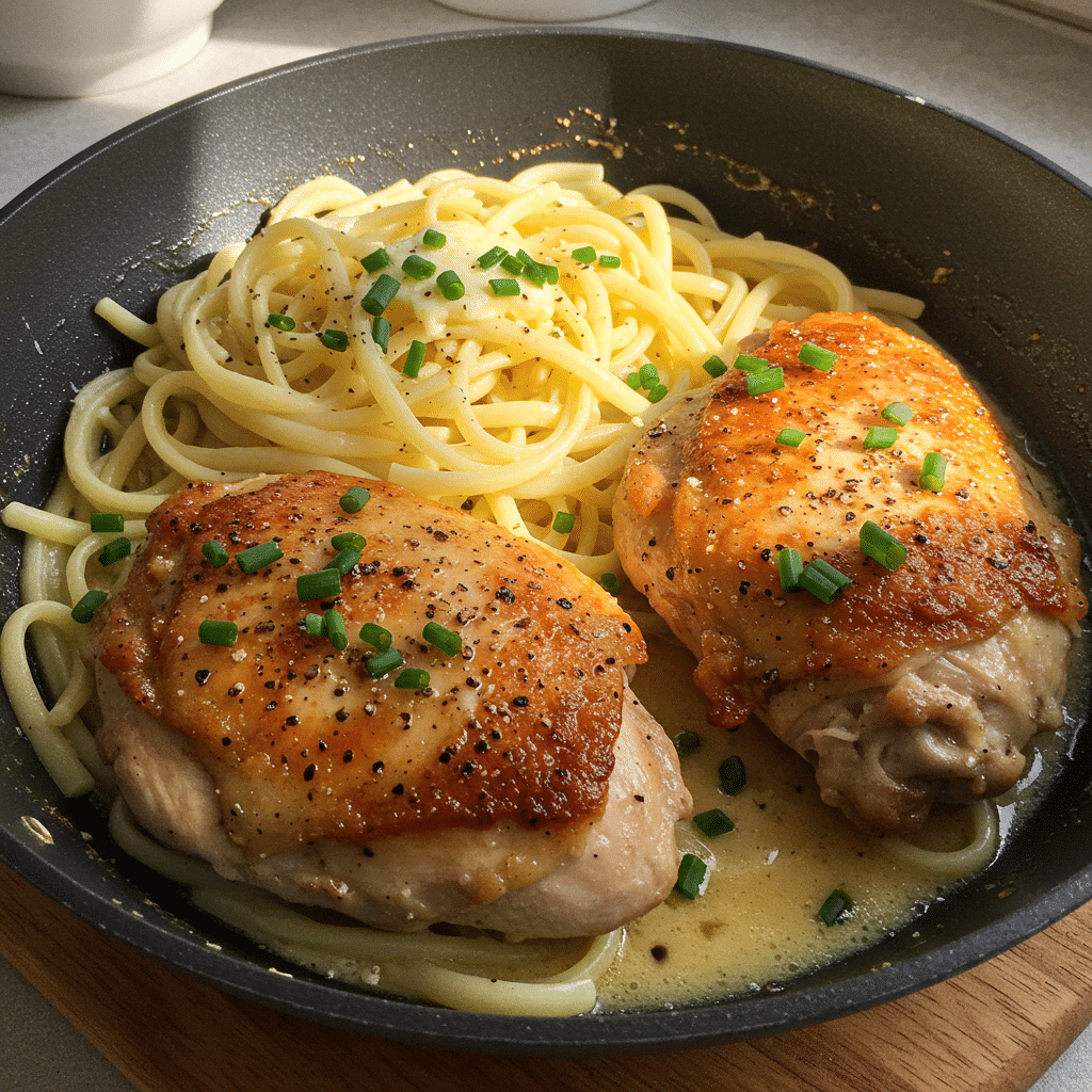 Easy Chicken with Buttered Noodles