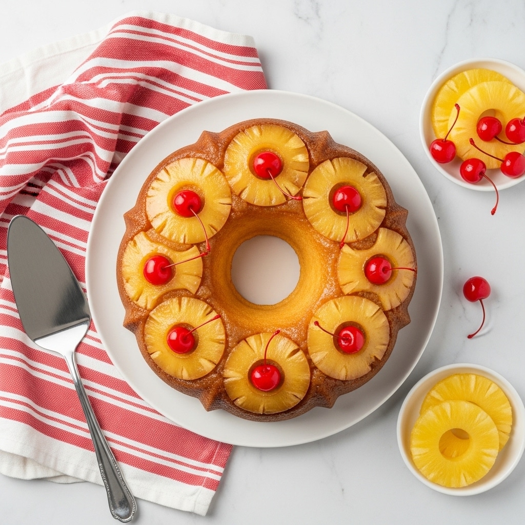 Easy Pineapple Upside Down Bundt Cake