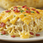 Easy Southern Chicken Spaghetti Casserole