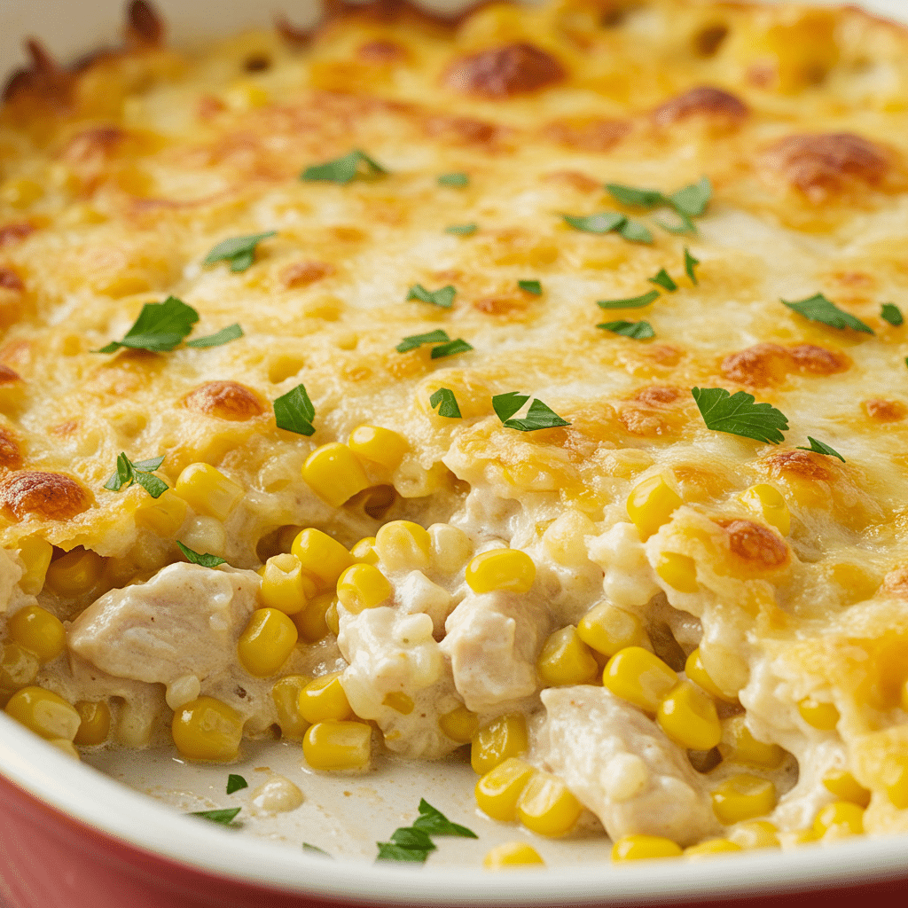 Elote-Inspired Chicken Casserole