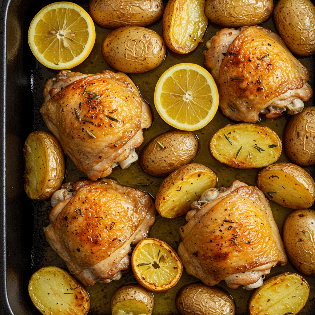 Greek Lemon Chicken and Potatoes