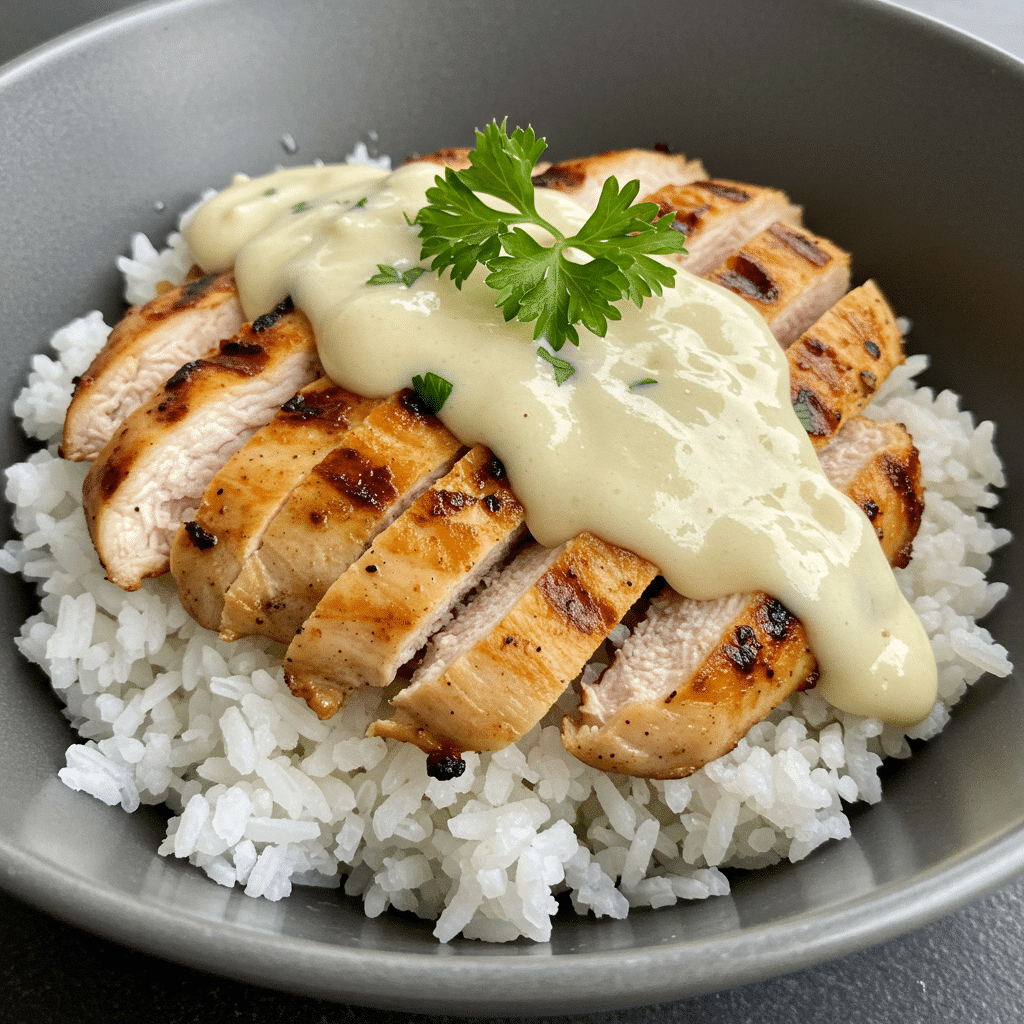 Healthy Chicken Rice Bowl Recipe