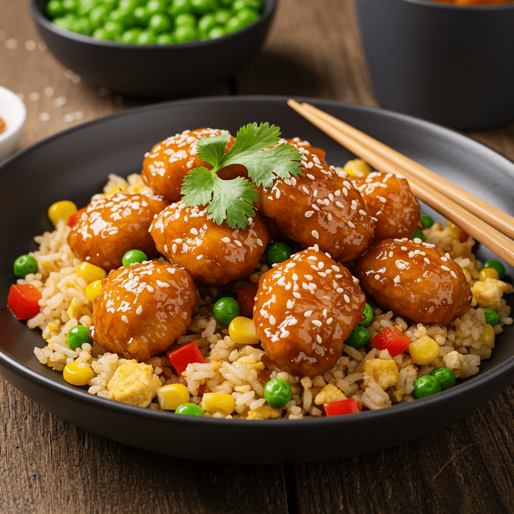 Homemade Chicken Fried Rice with Veggies