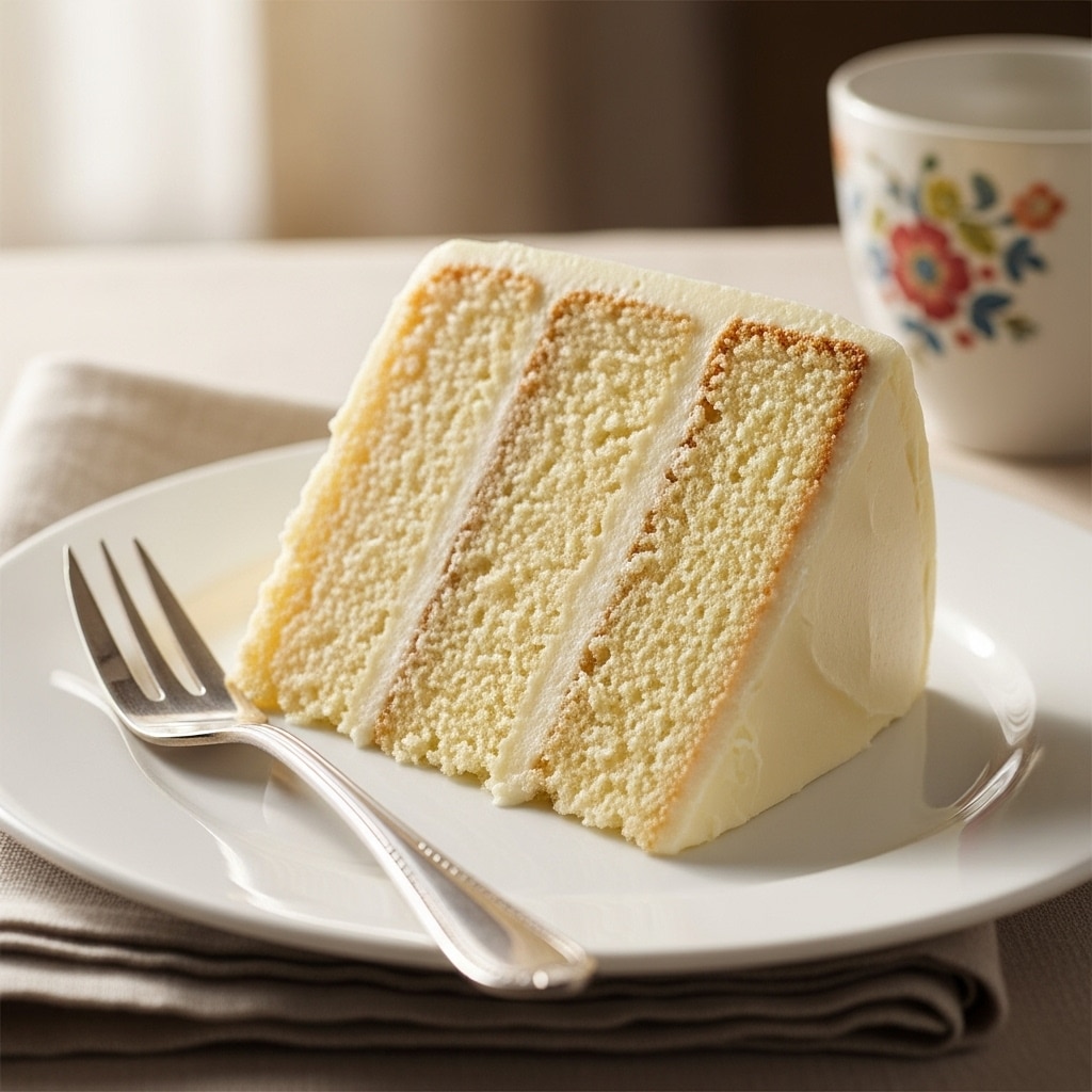 Homemade Simple Vanilla Cake Recipe