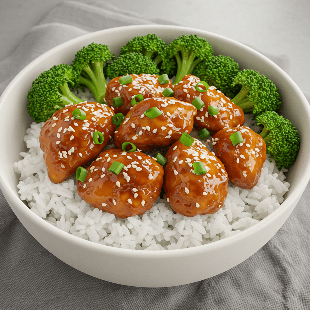 Homemade Teriyaki Chicken Rice Bowl