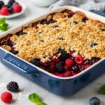 Homemade Triple Berry Dump Cake