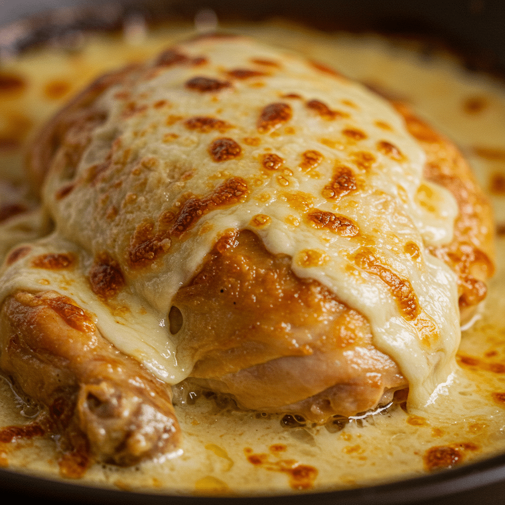 Cheesy Garlic Chicken Bake