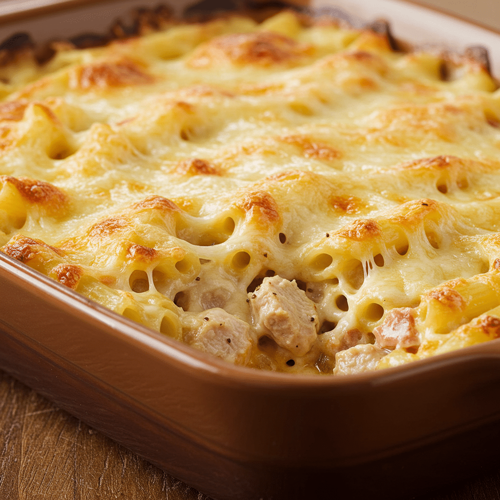 Creamy Chicken Pasta Bake