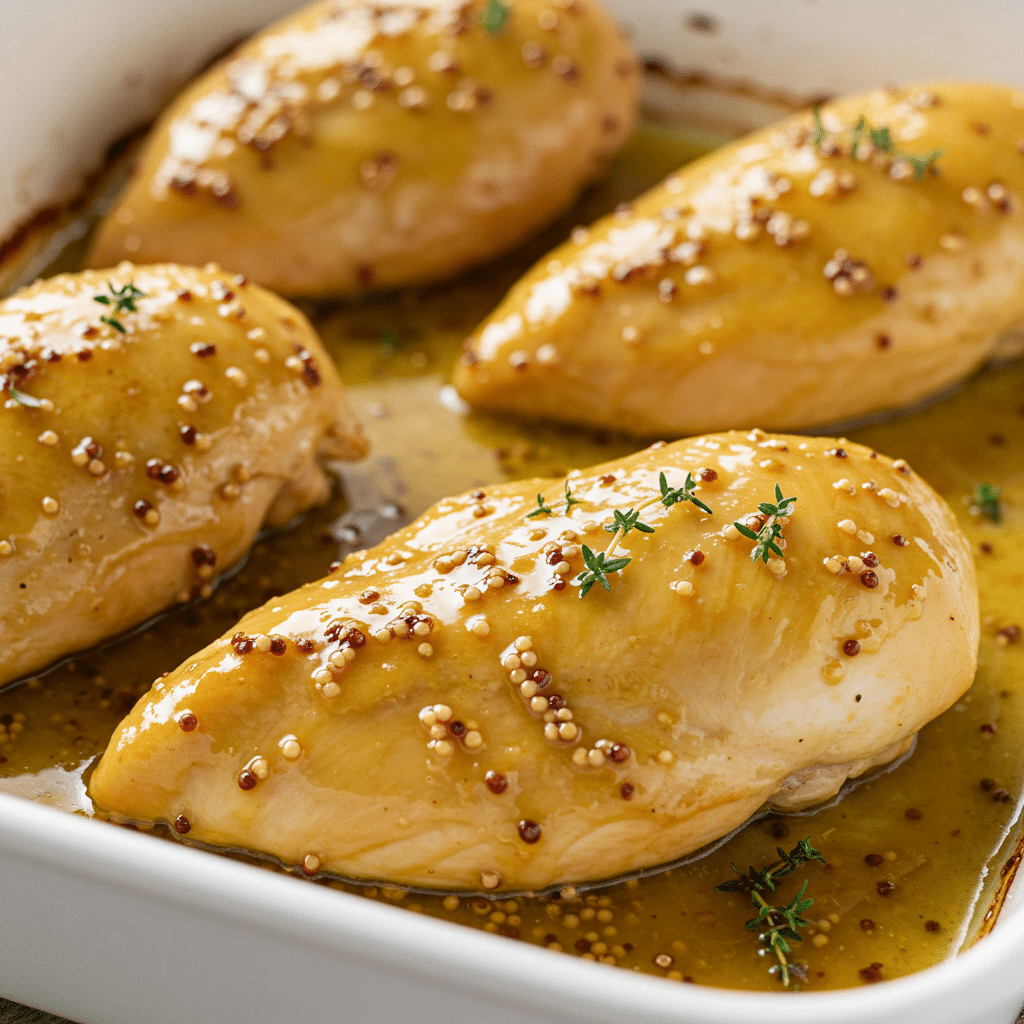 Oven Baked Honey Mustard Chicken