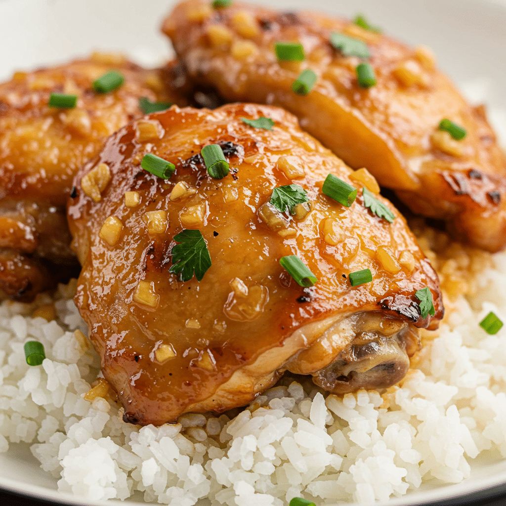 Easy Honey Garlic Chicken Thighs