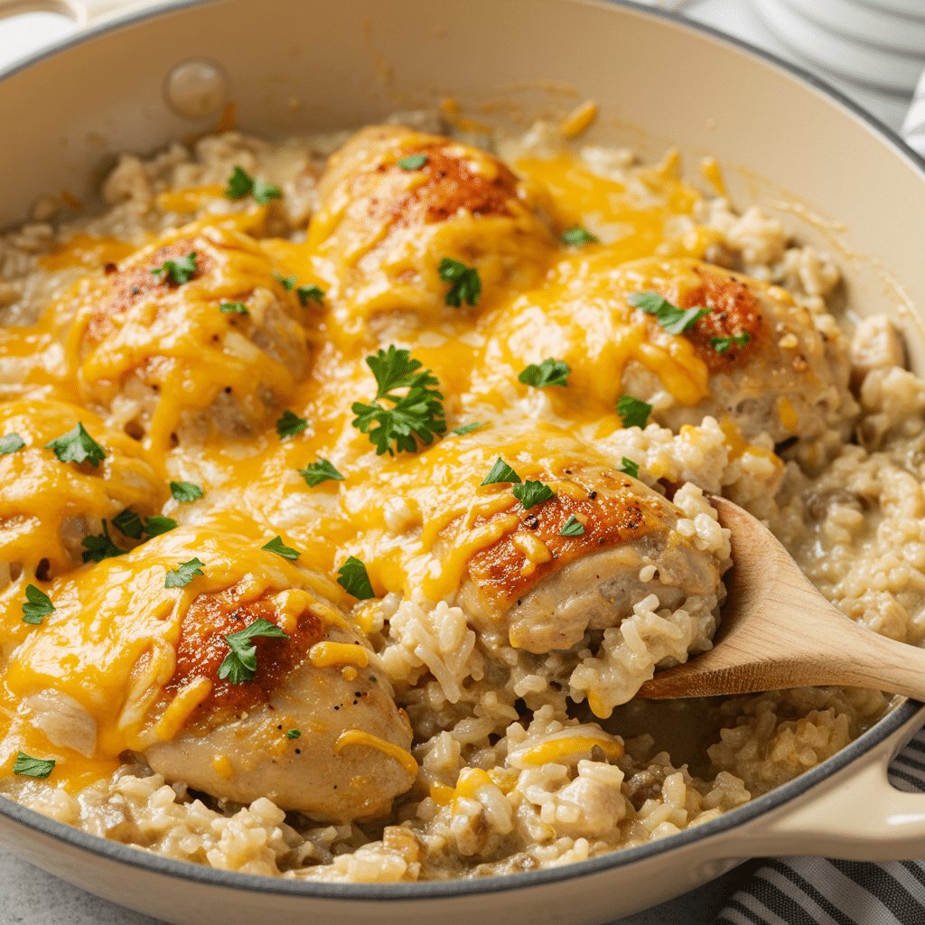 Creamy One-Pot Chicken & Rice