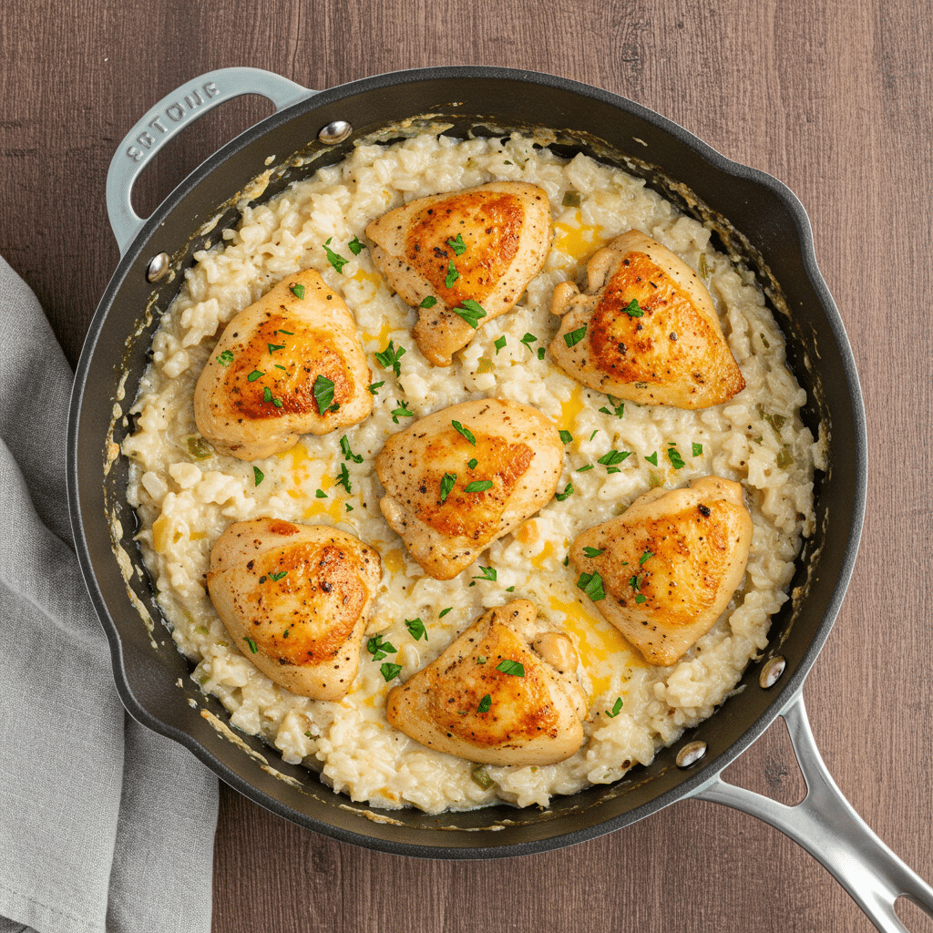Mastering Comfort: 6 Ultimate One-Pot Chicken and Rice Recipes 4 Creamy One-Pot Chicken & Rice