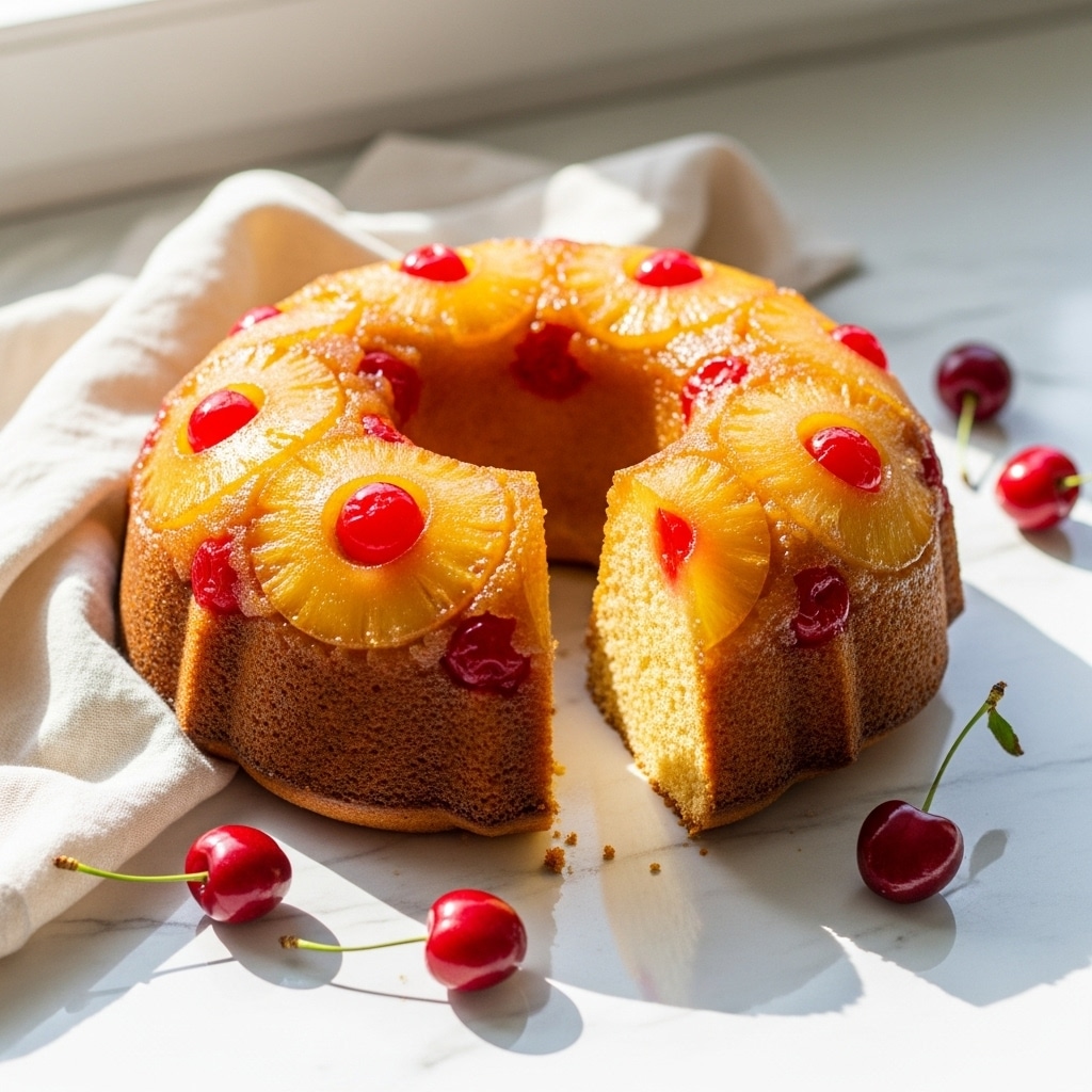 Easy Pineapple Upside Down Bundt Cake
