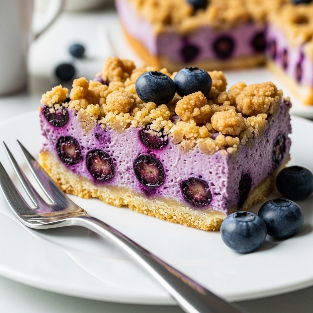 Homemade Blueberry Cream Cheese Crumble Dump Cake