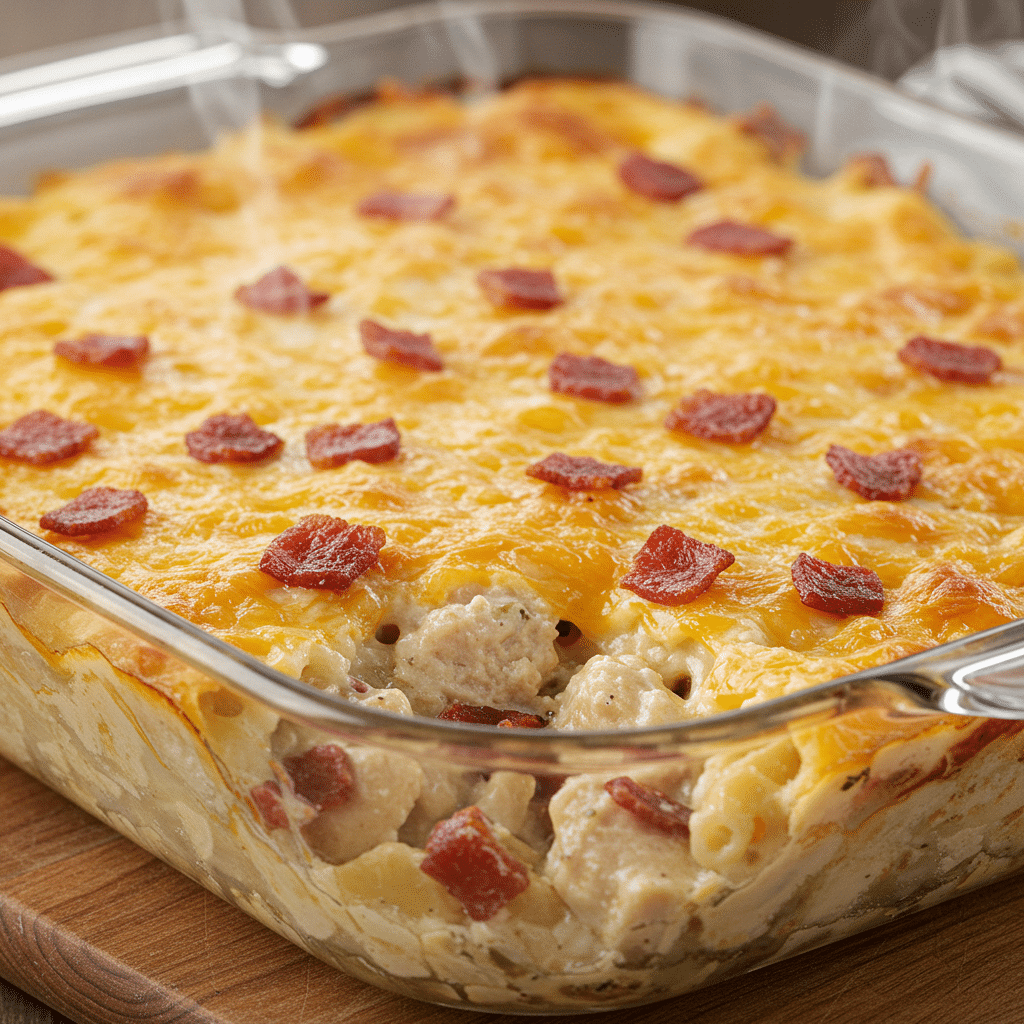 Loaded Crack Chicken Casserole