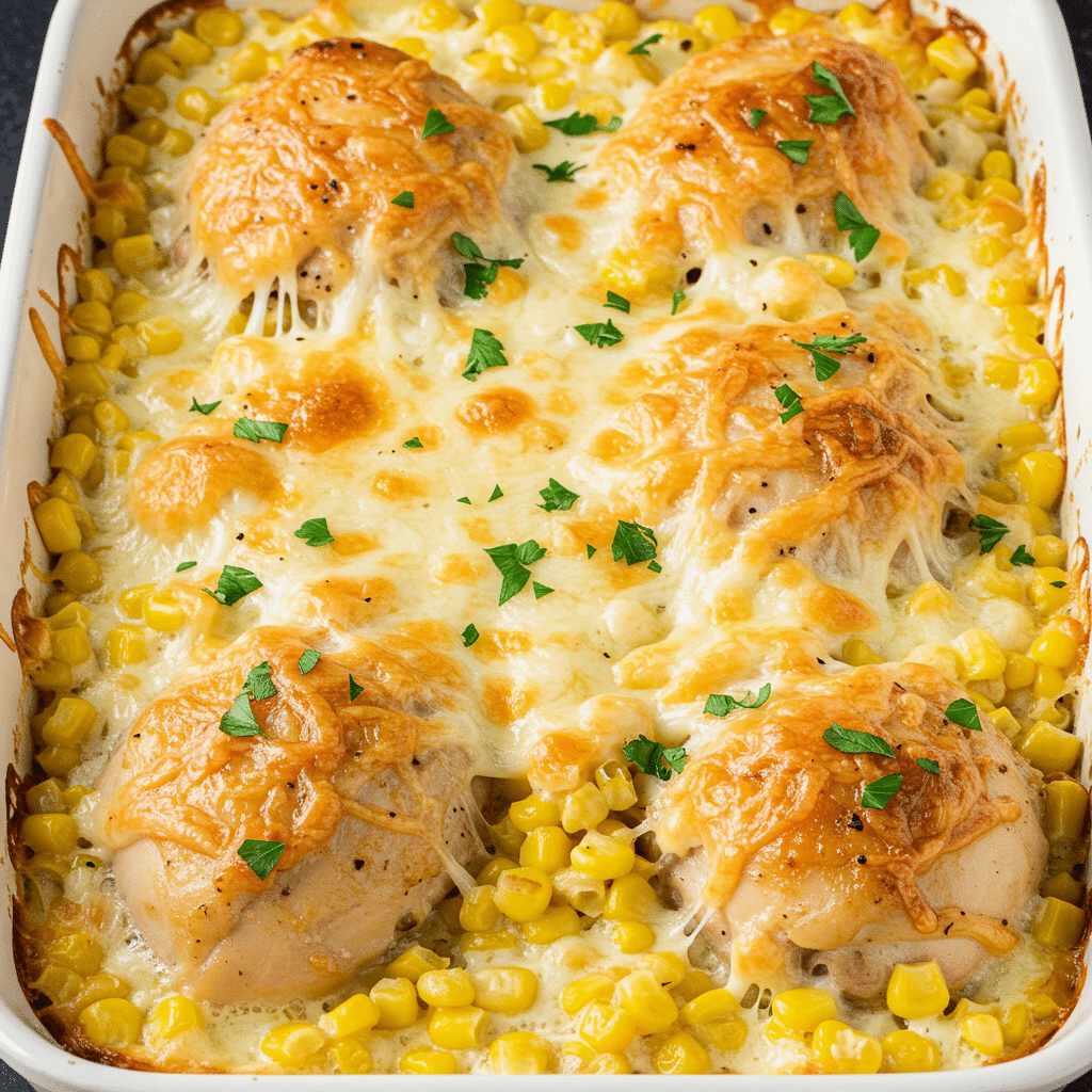 Mexican Street Corn Chicken Casserole