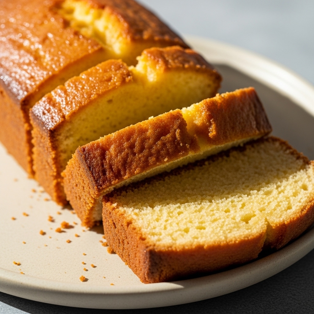 Moist Vanilla Pound Cake