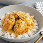 One Pan Creamy Chicken and Rice