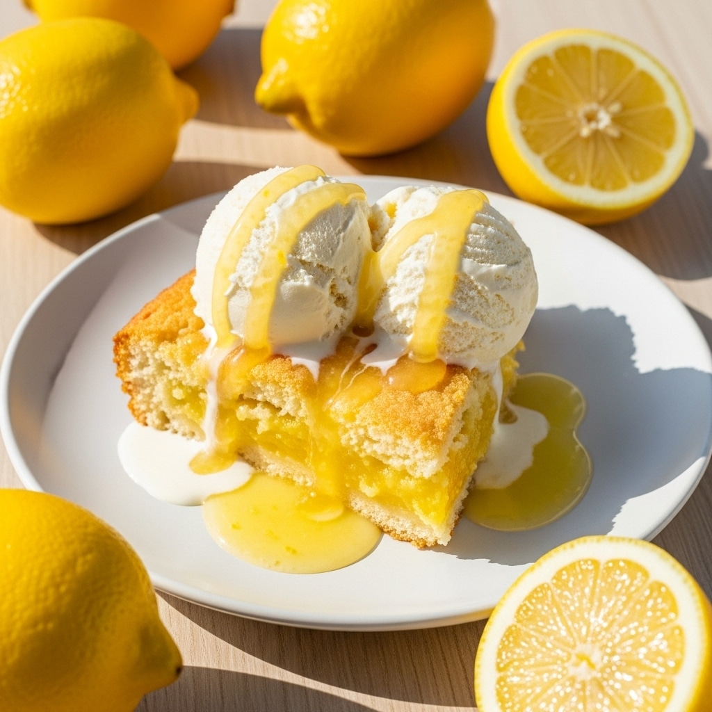 Quick 4-Ingredient Lemon Cream Cheese Dump Cake